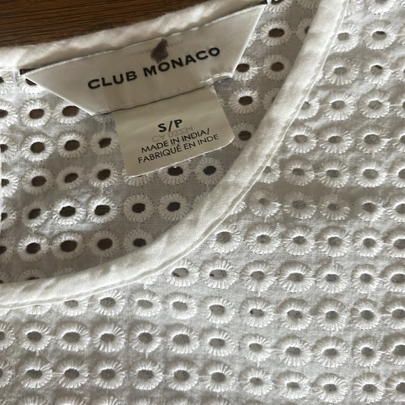 CLUB MONACO Colinee Eyelet Top - Picture 4 of 6
